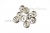 Кнопки пришивные 30 мм никель - купить в Пскове. Цена: 18.68 руб.