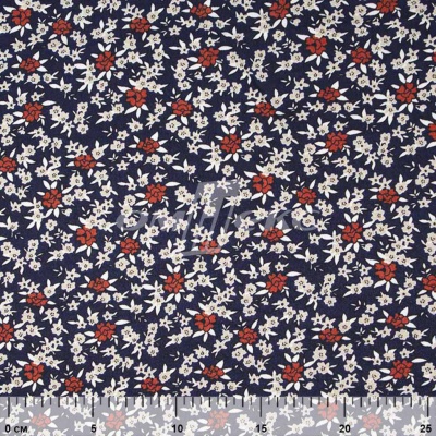 Плательная ткань "Фламенко" 7.2, 80 гр/м2, шир.150 см, принт растительный - купить в Пскове. Цена 239.03 руб.