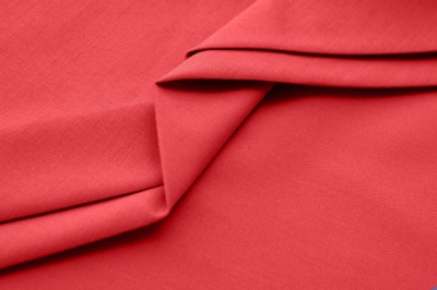 Ткань сорочечная стрейч 18-1651, 115 гр/м2, шир.150см, цвет коралл - купить в Пскове. Цена 285.04 руб.