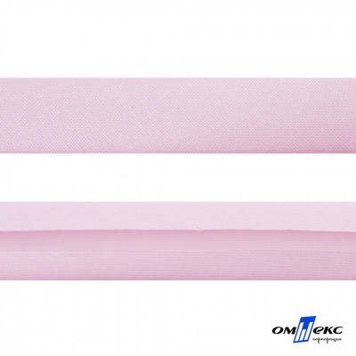 Косая бейка атласная "Омтекс" 15 мм х 132 м, цв. 212 светло-розовый - купить в Пскове. Цена: 225.81 руб.
