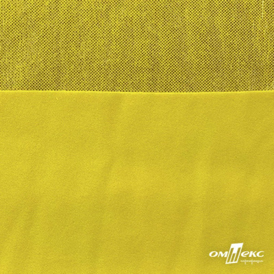 Трикотажное полотно голограмма, шир.140 см, #602 -жёлтый/жёлтый - купить в Пскове. Цена 385.88 руб.