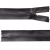 Молния водонепроницаемая PVC Т-7, 20 см, неразъемная, цвет (301)-т.серый - купить в Пскове. Цена: 21.78 руб.