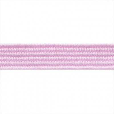 Резиновые нити с текстильным покрытием, шир. 6 мм ( упак.30 м/уп), цв.- 80-розовый - купить в Пскове. Цена: 155.22 руб.