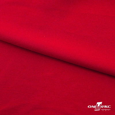 Ткань плательная Креп Рибера, 100% полиэстер,120 гр/м2, шир. 150 см, цв. Красный - купить в Пскове. Цена 142.30 руб.