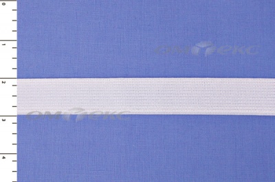 Резинка, 410 гр/м2, шир. 10 мм (в нам. 100 +/-1 м), белая бобина - купить в Пскове. Цена: 3.31 руб.