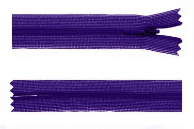 Молния потайная Т3 866, 50 см, капрон, цвет фиолетовый - купить в Пскове. Цена: 8.62 руб.
