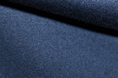 Ткань костюмная 8874/3, цвет темно-синий, 100% полиэфир - купить в Пскове. Цена 433.60 руб.