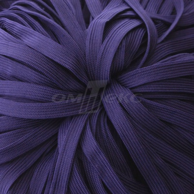 Шнур 15мм плоский (100+/-1м) №10 фиолетовый - купить в Пскове. Цена: 10.21 руб.