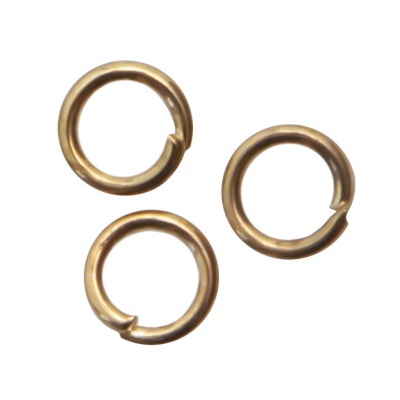 Кольцо  соединительное для бижутерии 4 мм, цв.-золото - купить в Пскове. Цена: 0.41 руб.