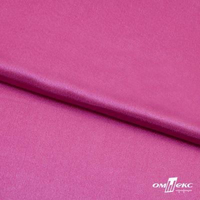 Поли креп-сатин 17-2627, 125 (+/-5) гр/м2, шир.150см, цвет розовый - купить в Пскове. Цена 155.57 руб.