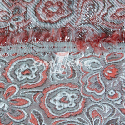 Ткань костюмная жаккард, 135 гр/м2, шир.150см, цвет красный№12 - купить в Пскове. Цена 441.92 руб.