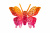 Бабочка декоративная пластиковая #10 - купить в Пскове. Цена: 7.09 руб.