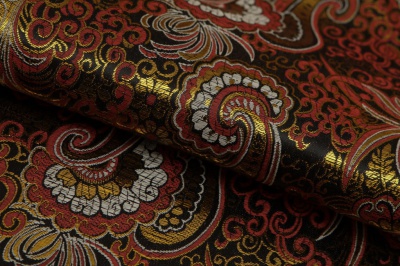 Ткань костюмная жаккард, 135 гр/м2, шир.150см, цвет бордо№6 - купить в Пскове. Цена 441.95 руб.