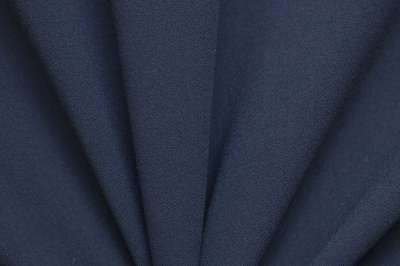 Костюмная ткань с вискозой "Бриджит", 210 гр/м2, шир.150см, цвет т.синий - купить в Пскове. Цена 564.96 руб.