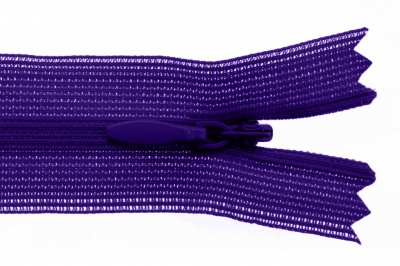 Молния потайная Т3 866, 20 см, капрон, цвет фиолетовый - купить в Пскове. Цена: 5.27 руб.