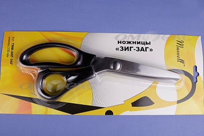 Ножницы ЗИГ-ЗАГ "MAXWELL" 230 мм - купить в Пскове. Цена: 1 041.25 руб.