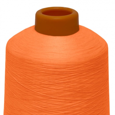 Нитки текстурированные некручёные 457, намот. 15 000 м, цвет оранжевый - купить в Пскове. Цена: 204.10 руб.