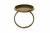 Заготовка для рукоделия металлическая фигурная для кольца 15мм - купить в Пскове. Цена: 7.44 руб.
