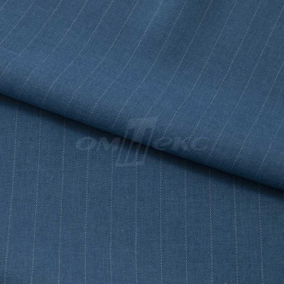 Костюмная ткань "Жаклин", 188 гр/м2, шир. 150 см, цвет серо-голубой - купить в Пскове. Цена 430.84 руб.