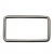 Рамка металлическая прямоугольная, 40 х 15 мм- тём.никель - купить в Пскове. Цена: 4.60 руб.