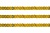 Пайетки "ОмТекс" на нитях, SILVER SHINING, 6 мм F / упак.91+/-1м, цв. 48 - золото - купить в Пскове. Цена: 356.19 руб.