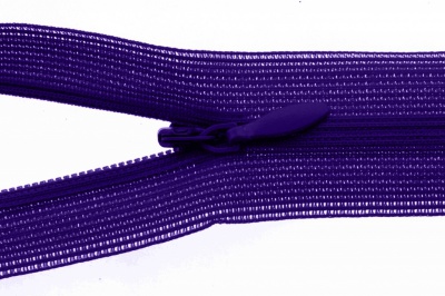 Молния потайная Т3 866, 20 см, капрон, цвет фиолетовый - купить в Пскове. Цена: 5.27 руб.