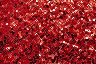 Сетка с пайетками №18, 188 гр/м2, шир.130см, цвет красный - купить в Пскове. Цена 371 руб.