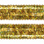 Тесьма с пайетками D16, шир. 20 мм/уп. 25+/-1 м, цвет золото - купить в Пскове. Цена: 778.19 руб.