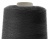 Швейные нитки (армированные) 28S/2, нам. 2 500 м, цвет чёрный - купить в Пскове. Цена: 139.91 руб.