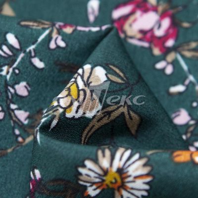 Плательная ткань "Фламенко" 6.1, 80 гр/м2, шир.150 см, принт растительный - купить в Пскове. Цена 241.49 руб.