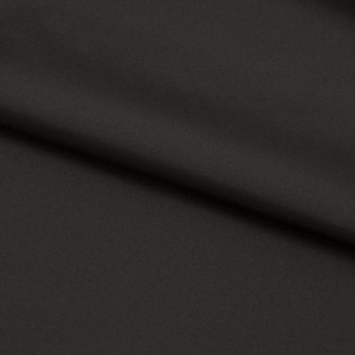Курточная ткань Дюэл Middle (дюспо), WR PU Milky, Black/Чёрный 80г/м2, шир. 150 см - купить в Пскове. Цена 123.45 руб.