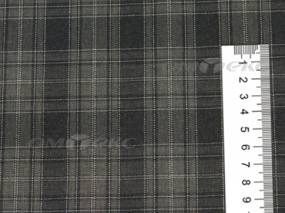 Ткань костюмная клетка 25235 2004, 185 гр/м2, шир.150см, цвет серый/бел - купить в Пскове. Цена 