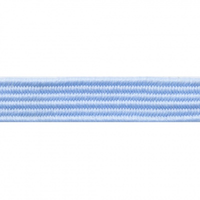 Резиновые нити с текстильным покрытием, шир. 6 мм ( упак.30 м/уп), цв.- 108-голубой - купить в Пскове. Цена: 155.22 руб.