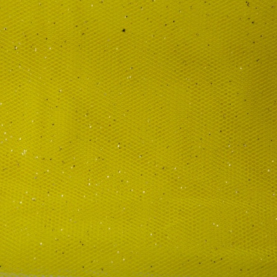 Сетка Глиттер, 24 г/м2, шир.145 см., желтый - купить в Пскове. Цена 117.24 руб.